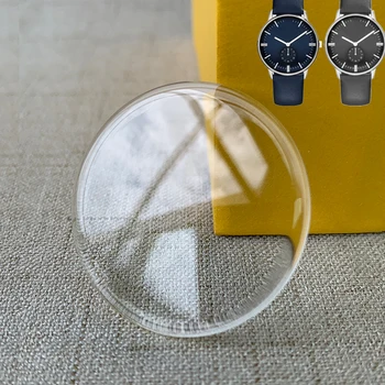 Часы из минерального стекла диаметром 37 мм с двойным куполом, Хрустальные детали для часов AR-0382 1647 2071 White, Замена деталей для ремонта часов