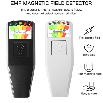 Измеритель ЭДС K2 5 Светодиодных Индикаторных ламп ЖК Цифровой Тестер Излучения Электромагнитного Поля Прибор Для Измерения ЭДС 1