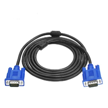 Новый удлинительный кабель 1,5 м 1080P VGA HD с 15 контактами от мужчины к мужчине, шнур для ПК, ноутбука, проектора, монитора высокой четкости