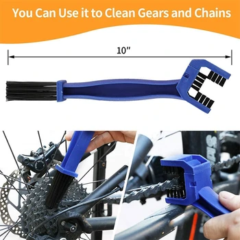 2X CYLION Для чистки велосипедов, мотоциклов, цепей, щеток для велосипедных шин, дорожных MTB, Перчаток для чистки цепей, наборов для чистки инструментов 0