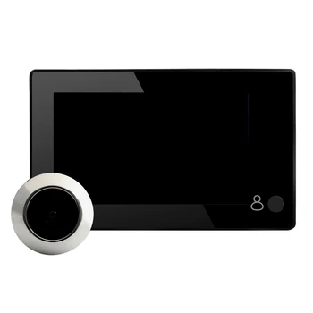 4,3-дюймовый HD Дверной глазок 145 Градусов Широкоугольный Цифровой Умный Дверной звонок Цветной TFT Дверной глазок Монитор домашней камеры безопасности