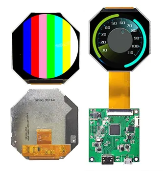 IPS 3,0-дюймовый 41-контактный HD TFT ЖК-дисплей с круглым экраном HX8369A Drive IC SPI + RGB Интерфейс 480 * 480 HDMI-совместимый с RGB-платой привода