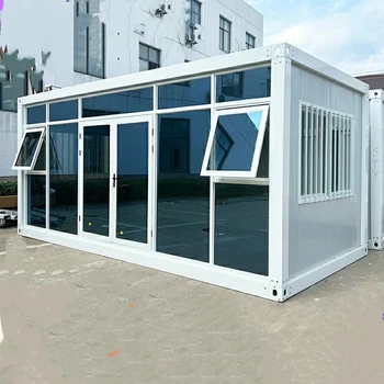 Индивидуальный контейнер передвижной домик из цветной стали изоляционный домик домик для отдыха домик для собраний выставочный зал