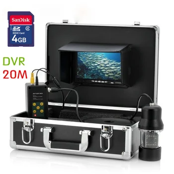 20 м / 50 м 7-дюймовый TFT видеорегистратор для подводной рыбалки, система камер для видеозаписи, камера для рыбалки, камера для осмотра шахтной скважины