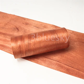 Натуральный Шпон красного дерева для мебели около 35 см x 2,5 м 0,25 мм