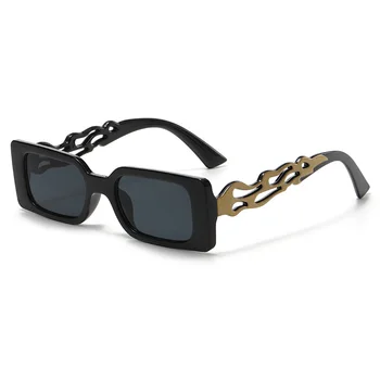 2023 Новые модные квадратные солнцезащитные очки в маленькой оправе, солнцезащитные очки унисекс