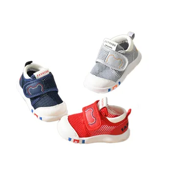 Новая модная детская летняя обувь с мягкой подошвой, Дышащие сандалии для отдыха, Многоцветная обувь на плоской подошве для новорожденных, обувь для ходьбы от первого лица