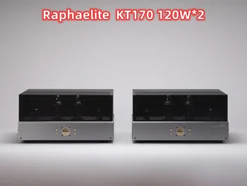 120 Вт * 2 Рафаэлитовая новая задняя сцена с двухтактной электронной лампой KT170, частотная характеристика: 5 Гц ~ 80 кГц, KT170 *4, 6H8C * 4, GZ34*2
