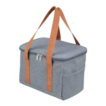 Сумка-тоут для ланча, герметичная сумка, большая термальная сумка через плечо, водонепроницаемая сумка-холодильник для продуктов питания для дома, офиса, детей и взрослых