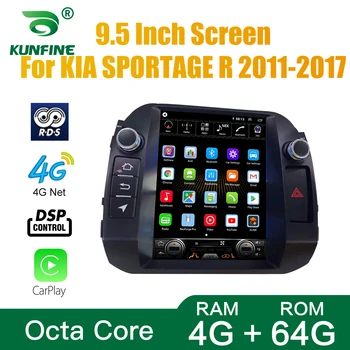 Стиль Tesla Для KIA SPORTAGE 2011-2017 Автомобильное стерео радио Восьмиядерный 4 ГБ ОПЕРАТИВНОЙ ПАМЯТИ 64GM ROM Android 10.0 Автомобильный DVD-GPS-плеер Deckless