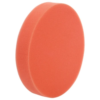 5X6 дюймов 150 мм Мягкая плоская губка Буферный полировальный коврик Комплект для полировщика авто Цвет: оранжевый