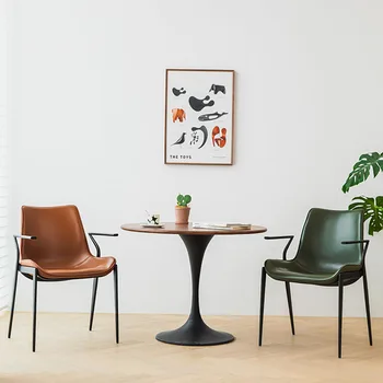 Черные ножки, современное обеденное кресло, Роскошная скандинавская спинка, обеденные стулья для гостиной, дизайнерские кресла-шезлонги, украшение зала