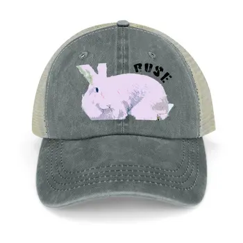 Роза: Супер-симпатичная ковбойская шляпа с кроликом, бейсболка, шляпы для вечеринки по случаю дня рождения, рыболовная шляпа, кепка для мужчин и женщин