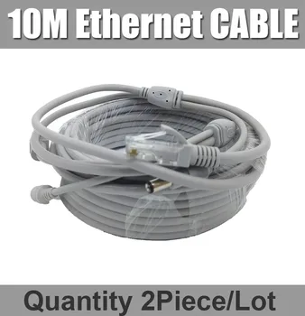 10 м Кабель Ethernet разъем Lan Кабель сетевой кабель 2 шт. для ПК ноутбук, компьютер, бесплатная доставка