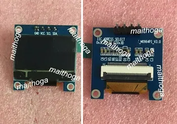IPS 0,96-дюймовый 4PIN Белый/Синий/Желто-синий OLED-экран с Адаптерной Платой SSD1306 Drive IC 128 *64 IIC Интерфейс 1