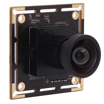 Модуль Камеры ELP IMX415 4K USB Промышленная Камера UHD Mini Board с Широкоугольным Объективом с Низким Уровнем Искажений 110 Градусов Для Робота Vsion