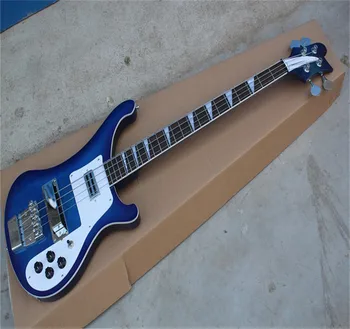 Гитара Best Brand Classic Bases синего цвета Оригинальные аксессуары Электрическая бас-гитара с 22 ладами
