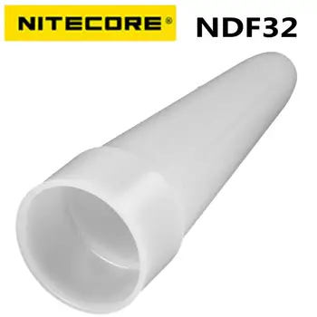 NITECORE NDF32 Полупрозрачный Белый Рассеиватель Конусный Наконечник Дорожной Палочки для Фонаря Lanterna Аксессуары Для Фонариков