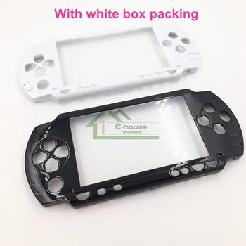 Замена передней крышки корпуса черно-белого цвета для игровой консоли Sony PSP1000 PSP 1000