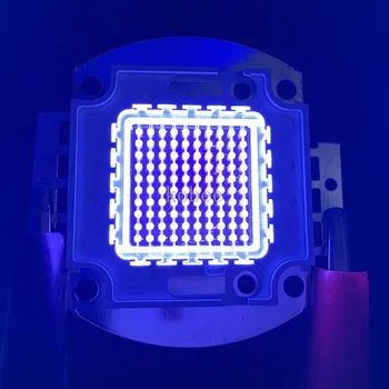 Обломок ультрафиолетового фиолетового светодиода наивысшей мощности 100W Light UV Purple 365nm 375nm 385nm 395nm 395nm 405nm 420nm