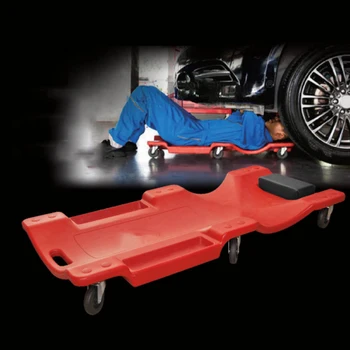 Шасси 40-дюймовое красное утолщенное для ремонта автомобилей доска для лежания, ремонт скейтборда, доска для сна в автомобиле, ремонт автомобилей, инструмент для технического обслуживания автомобилей