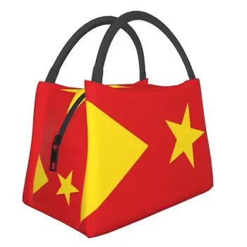Флаг региона Тыграй Изолированная сумка для ланча для женщин Эфиопия Портативный термоохладитель Bento Box Для работы и путешествий