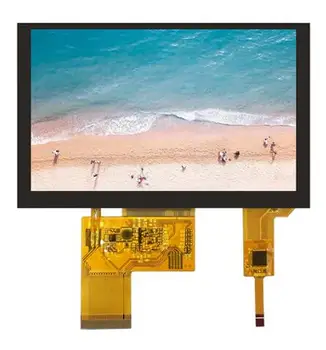 5,0 дюймов 16,7 М 24-битный RGB 40PIN HD TFT LCD GT911 GT1151Q Емкостный /Резистивный сенсорный цветной экран 800 (RGB) * 480 6P Интерфейс I2C