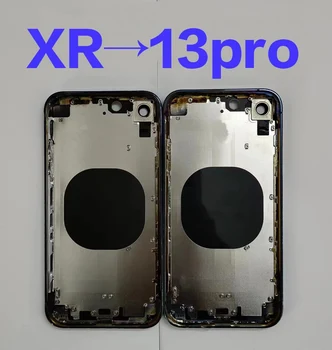 Блестящая крышка батарейного отсека своими руками для корпуса iPhone XR, как у 13pro, превратит iPhone XR в корпус iPhone 13pro без корпуса Flash