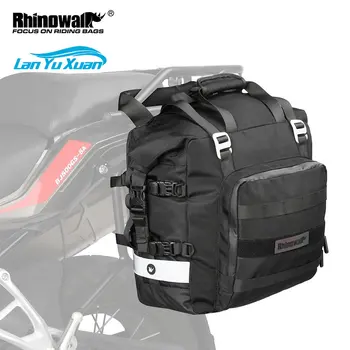 Седельная сумка для мотоцикла Rhinowalk 20 л, прочное боковое сиденье для дрифт-байка, сумка для багажа мотоцикла Touring Adventure