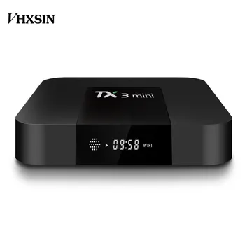 VHXSIN TX3 MINI 5 шт./лот Android 7,1 TV BOX 2 ГБ 16 ГБ 2,4 ГГц WiFi медиаплеер 1 ГБ TX3 mini
