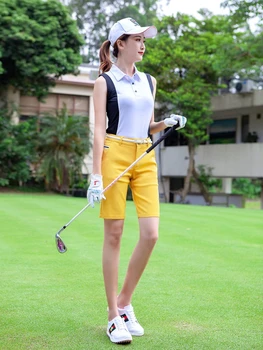 Летняя одежда для гольфа 2022, женские шорты, женские короткие брюки для гольфа, Дышащие Тонкие Однотонные спортивные шорты, женская спортивная одежда 5