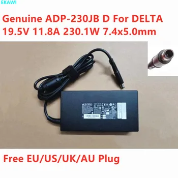 Подлинный DELTA ADP-230JB D 19,5 В 11,8 А 230,1 Вт тонкий адаптер переменного тока для зарядного устройства для ноутбука мощностью 230 Вт