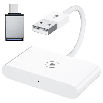 CarPlay Dongle 0,25 Вт, проводной Carplay Box, двойной WIFI, интеллектуальный AI Box, Bluetooth-совместимый 5.0 для Andriod 6.0 для iPhone