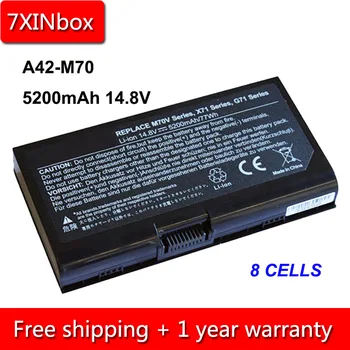 7XINbox 8 ячеек 5200 мАч 14,8 В A42-M70 Аккумулятор для Ноутбука Asus M70 M70SA M70V M70VM G71 G71V G71G G71GX G71VG N70SV N90SV X71 X72