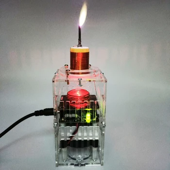 Электронная свеча с высокочастотным плазменным пламенем DIY kit Tesla coil DIY HFSSTC