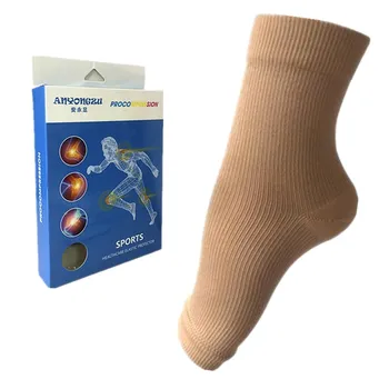 Anyongzu Anti Fatigue Foot Angel, Профессиональный медицинский компрессионный рукав для ног, Открытые пальцы защищают лодыжку, Женские И мужские короткие носки