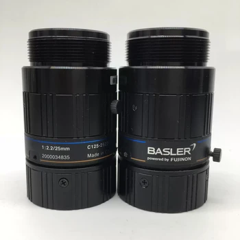 BASLER C125-2522-5M промышленный объектив 1: 2.2 / 25 мм C объективом машинного зрения в хорошем состоянии, протестирован нормально