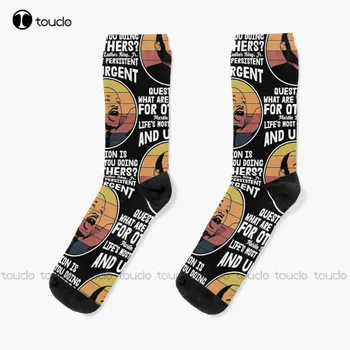 Мартин Лютер Кинг младший, носки на день Мартина Лютера Кинга, Черные носки для мужчин с цифровой печатью 360 °, удобные спортивные новинки для девочек, популярные новинки