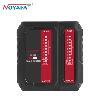 NOYAFA NF-466 Тестер сетевого кабеля POE Проверка проводов Пусковая установка и приемник UTP и STP Тестер непрерывности кабеля Инструмент для тестирования проводов