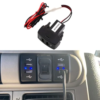 Автомобильное Двойное USB-Зарядное Устройство 5V 2.1A Автомобильная USB-Розетка Автомобильные Аксессуары для Iveco Truck Stralis Hi-Way Eurocargo