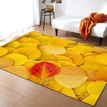 3D рисунок листьев, ковры большой площади для гостиной, мягкий ковер, современные коврики для спальни, прикроватный диван, противоскользящий прямоугольный коврик для пола