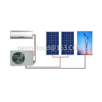 Эффективная Солнечная панель постоянного тока От производителя солнечных кондиционеров 24000btu, инвертор, настенный монтаж для дома 4