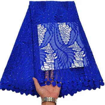 Высококачественная Нигерийская тюлевая ткань, модное французское кружево Fabrc для свадебного платья FD112