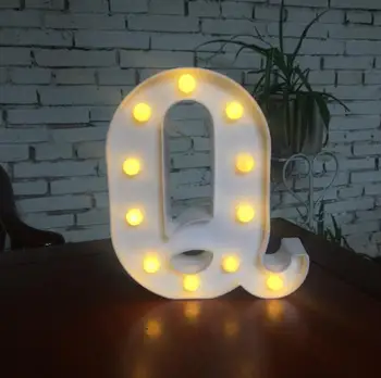 Светодиодный ночник, декоративная моделирующая лампа, Свадьба, День рождения, Пластиковое украшение, Цифровой ночник