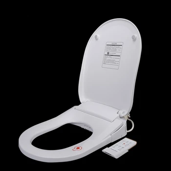 Сантехника U-образный удлиненный АБС-пластик, интеллектуальный чехол для сиденья унитаза для ванной комнаты, недорогие аксессуары для ванной комнаты 3