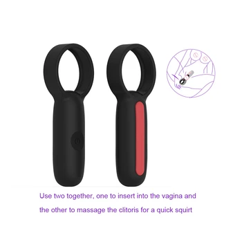 Seman Стопорное кольцо Бренд DingFu Вибратор для пар Секс-игрушка для мастурбации Мужчины или женщины