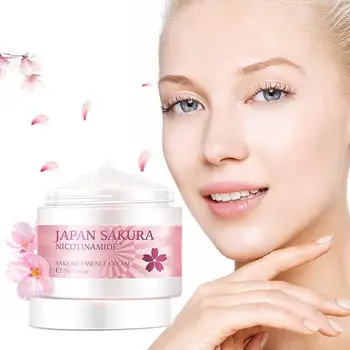 Japan Sakura Essence Cream Гиалуроновая Кислота Антивозрастная Сыворотка Winkles Увлажняющий Крем Cherry Blossoms Отбеливающий Крем Для Ухода За Кожей