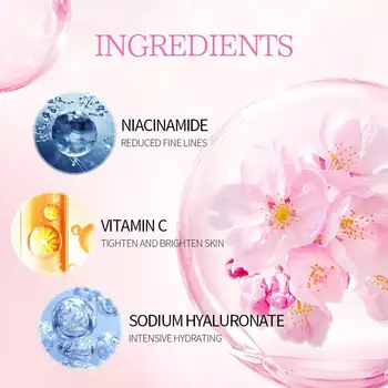 Japan Sakura Essence Cream Гиалуроновая Кислота Антивозрастная Сыворотка Winkles Увлажняющий Крем Cherry Blossoms Отбеливающий Крем Для Ухода За Кожей 2