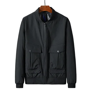 Новый плюс размер 8XL 9XL 10XL мужская куртка весна Большой размер мужская повседневная куртка черная куртка-бомбер Бейсбольная куртка с воротником