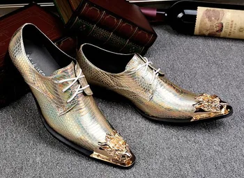 2018 новые мужские деловые вечерние модельные туфли Оксфорды Мужские кожаные туфли с острым носком в стиле ion head Мужская обувь